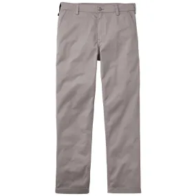 40 Grit Men's Smoky Grey Flex Twill Standard Fit Khaki Pants