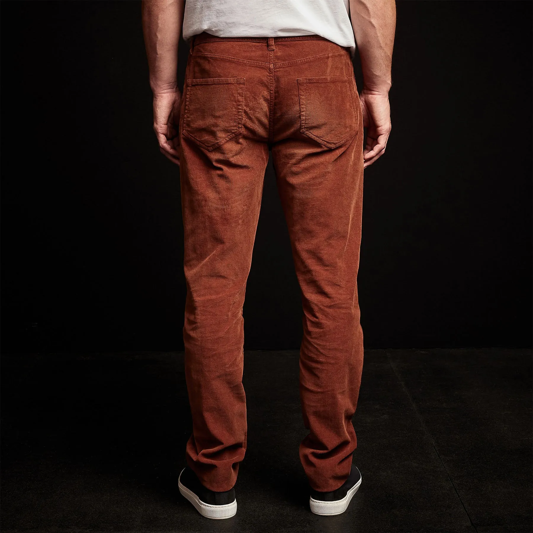 5 Pocket Corduroy Pant - Dark Rust Pigment