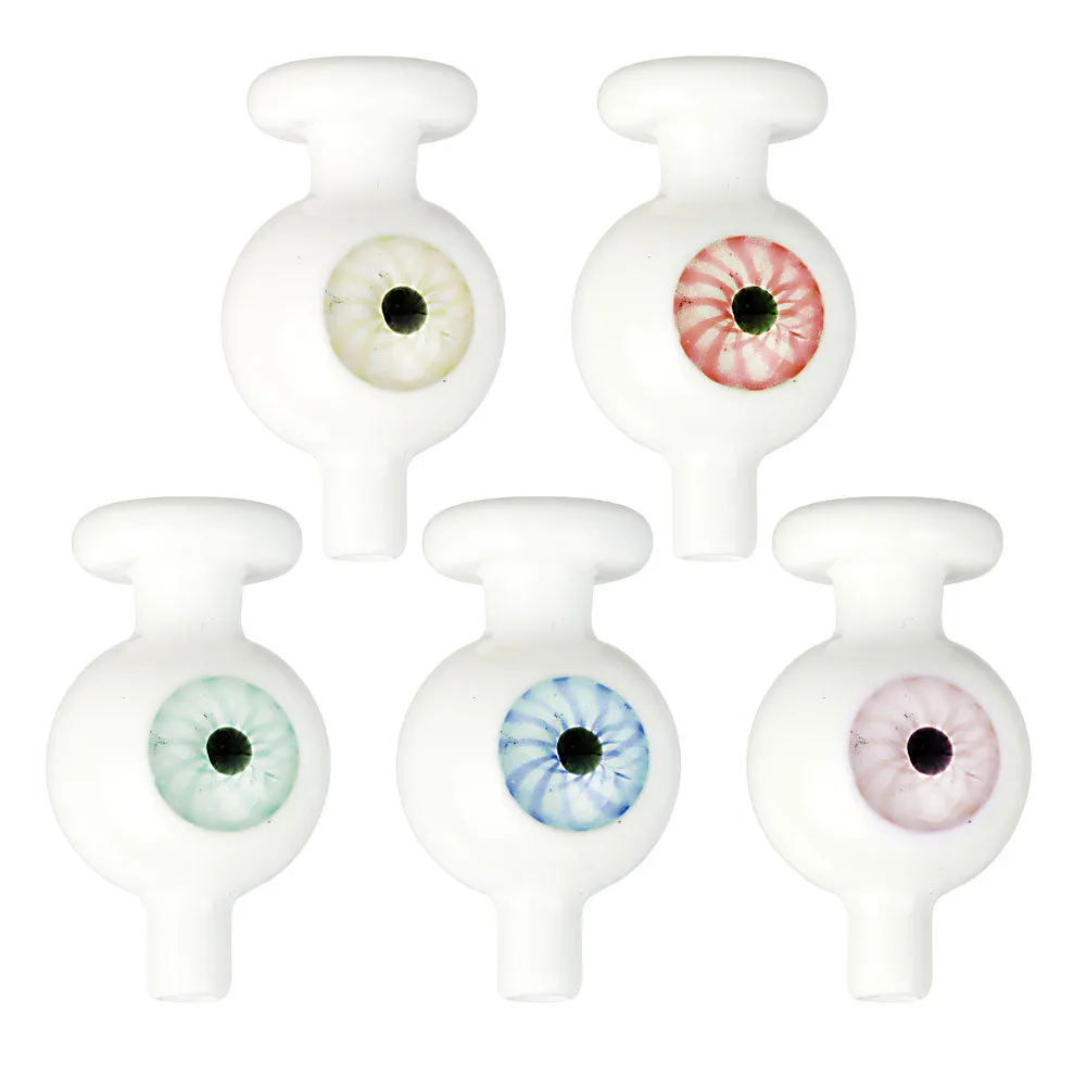 5PC SET - Eye Witness Glass Ball Carb Cap