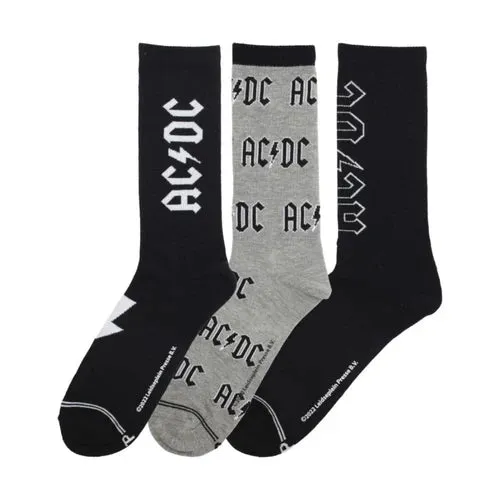 AC/DC 3-pack Crew Socks