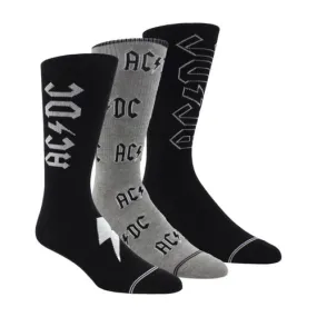 AC/DC 3-pack Crew Socks