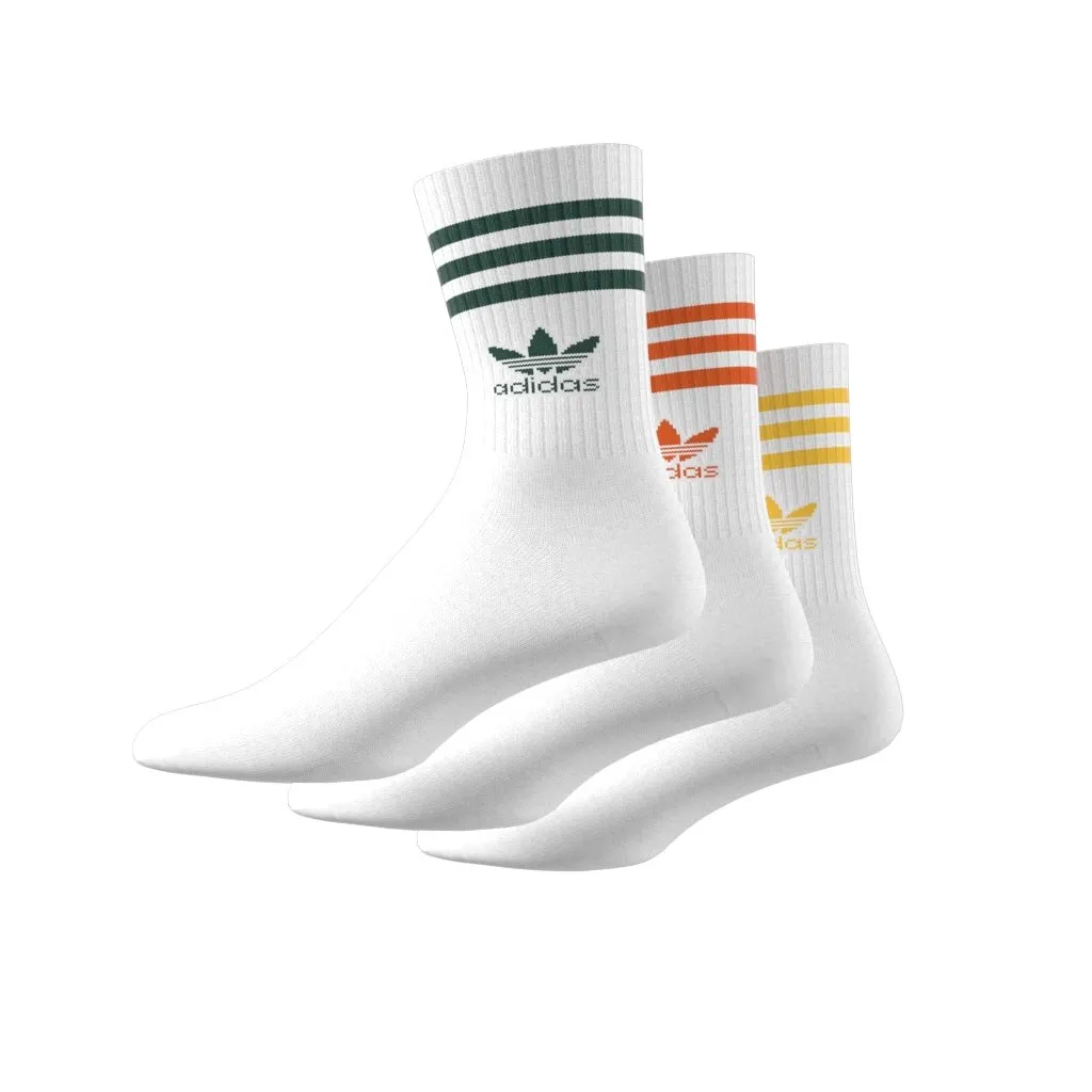 Adidas 3pack Socks White/Gold /Orange IU2661