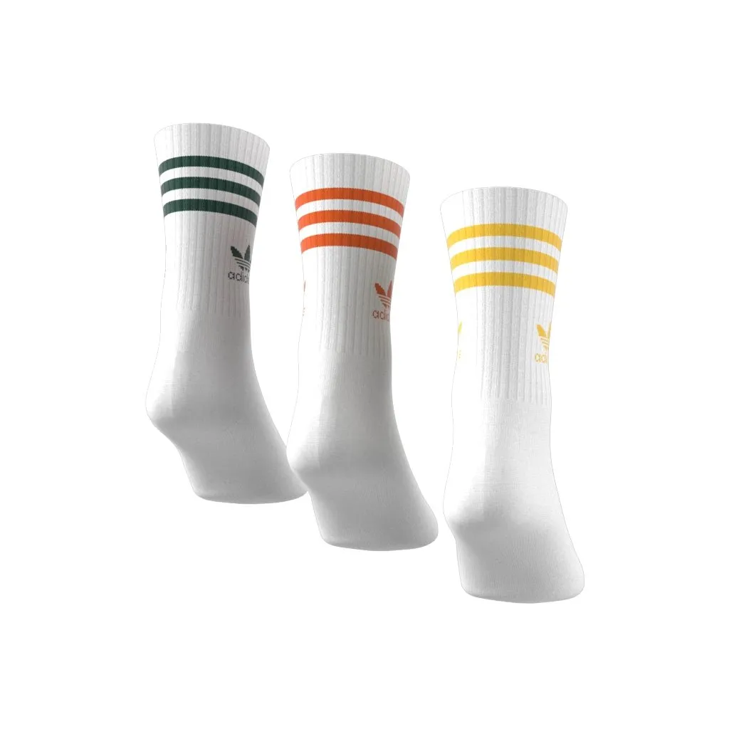 Adidas 3pack Socks White/Gold /Orange IU2661