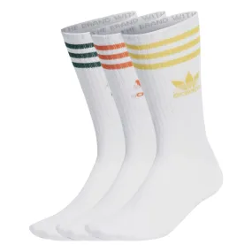 Adidas 3pack Socks White/Gold /Orange IU2661