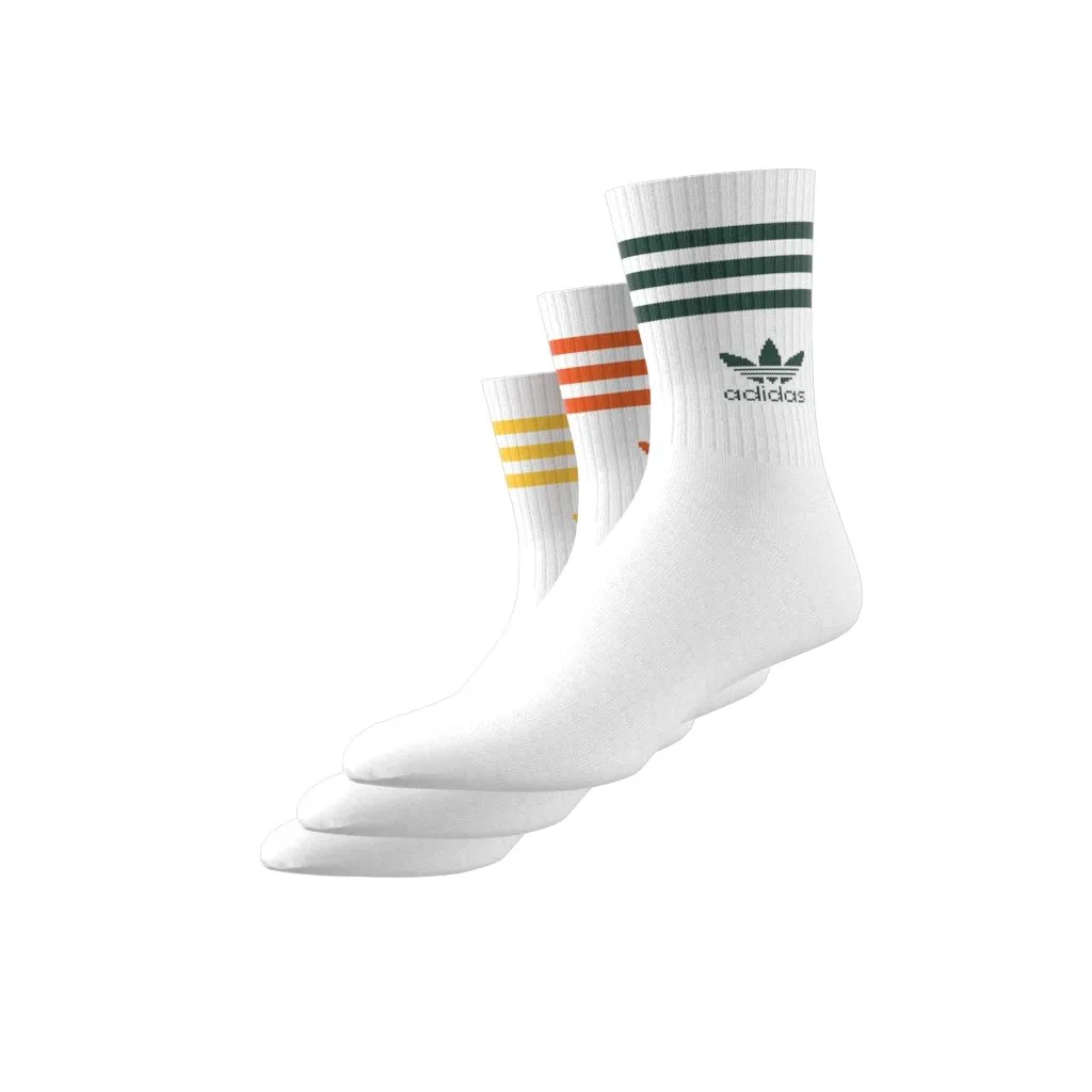 Adidas 3pack Socks White/Gold /Orange IU2661