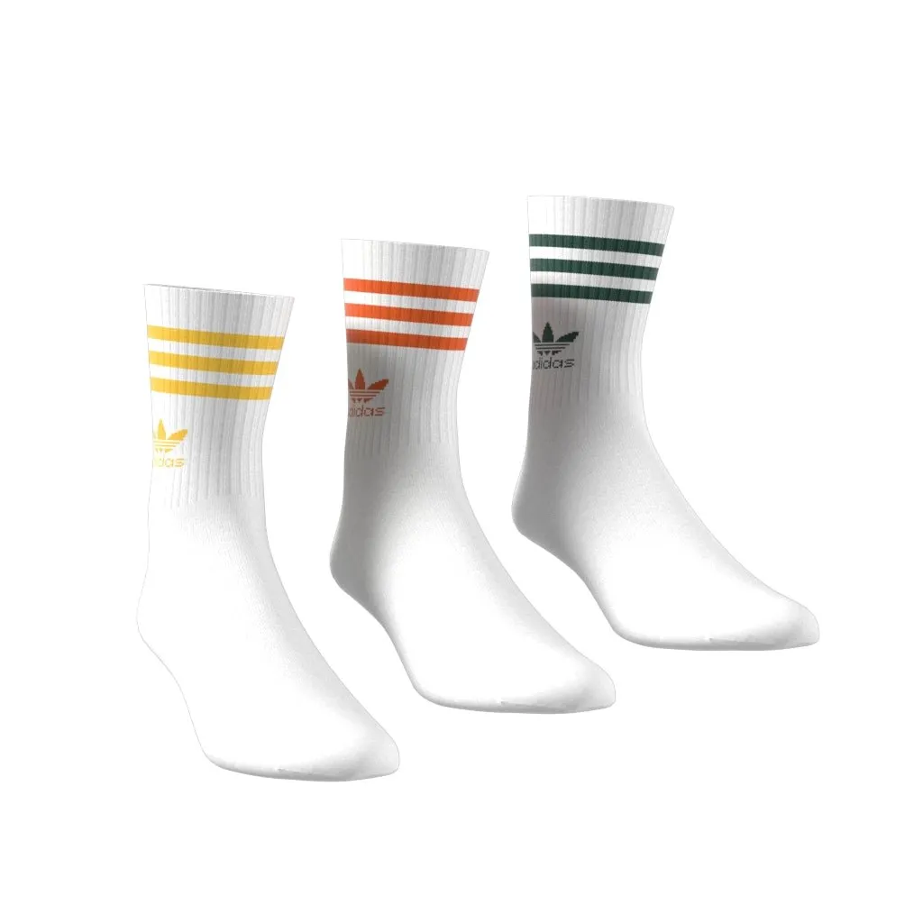 Adidas 3pack Socks White/Gold /Orange IU2661