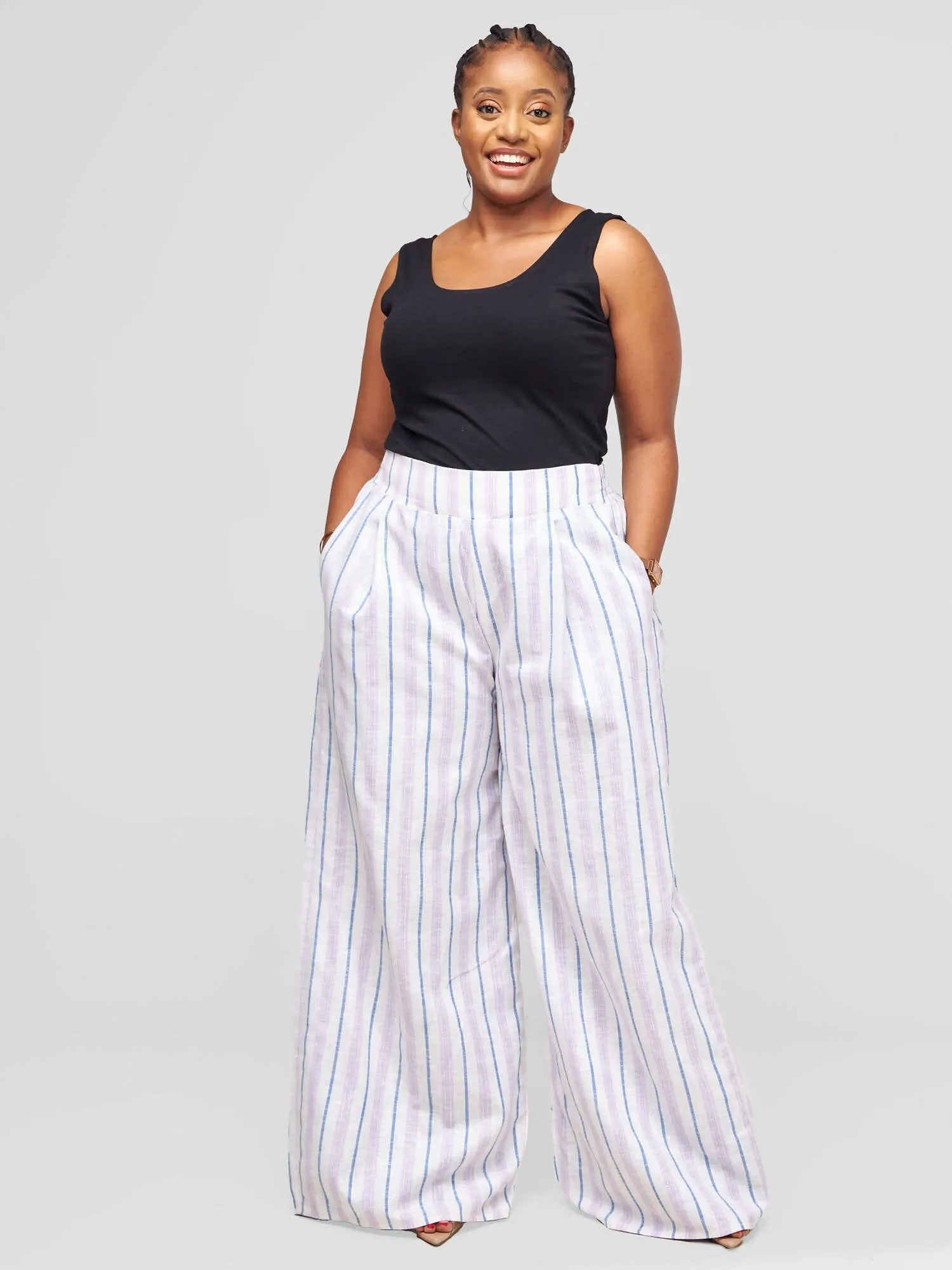 Afafla Palazzo Pant - Lilac