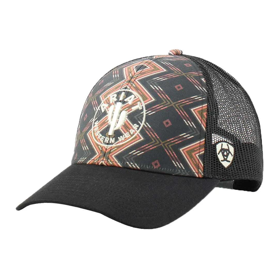 Ariat Women's Aztec Print Snap Back Cap