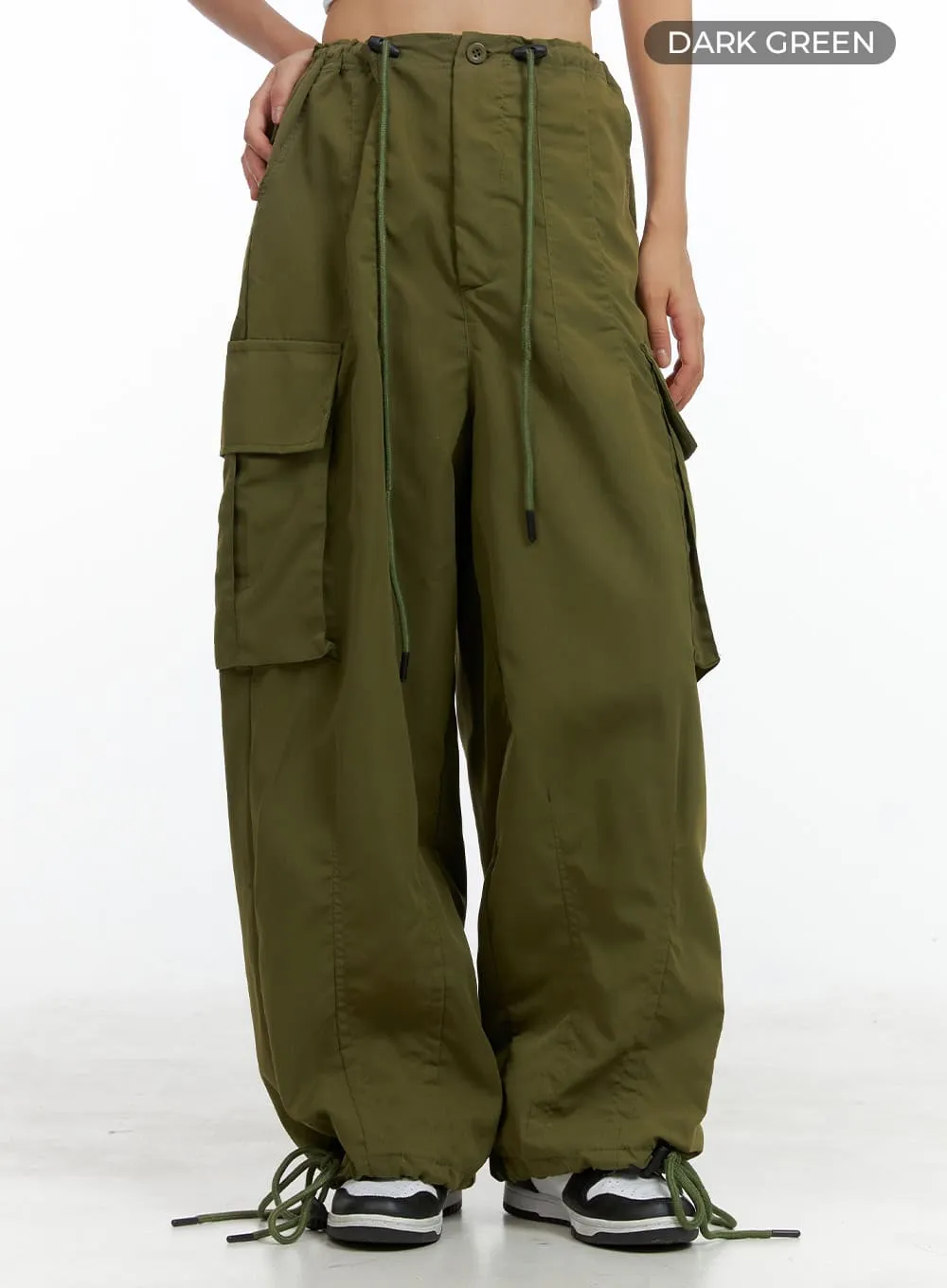 Stylish High-Waisted Baggy Cargo Pants for UltimateComfort and Versatility - OL408