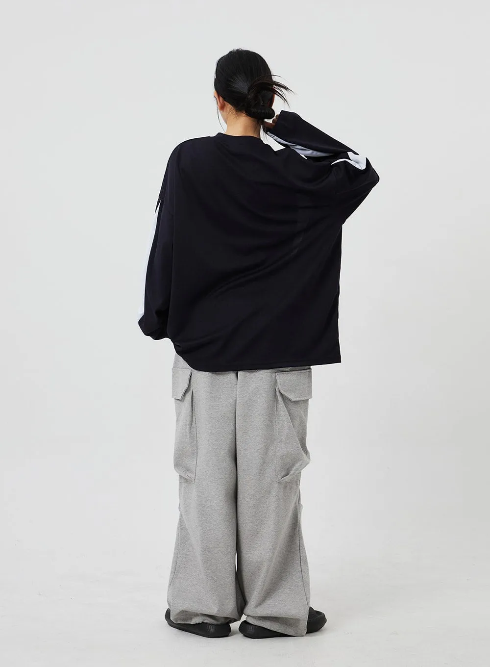 Baggy Cargo Track Pants Unisex CF327