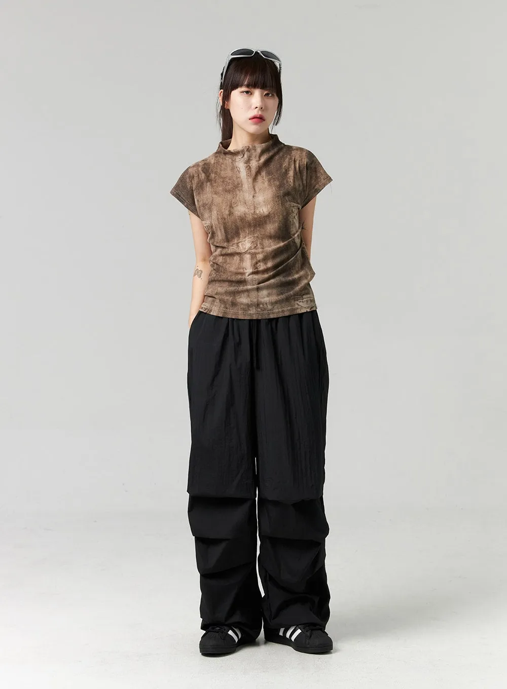 Baggy Nylon Pants Unisex CL320