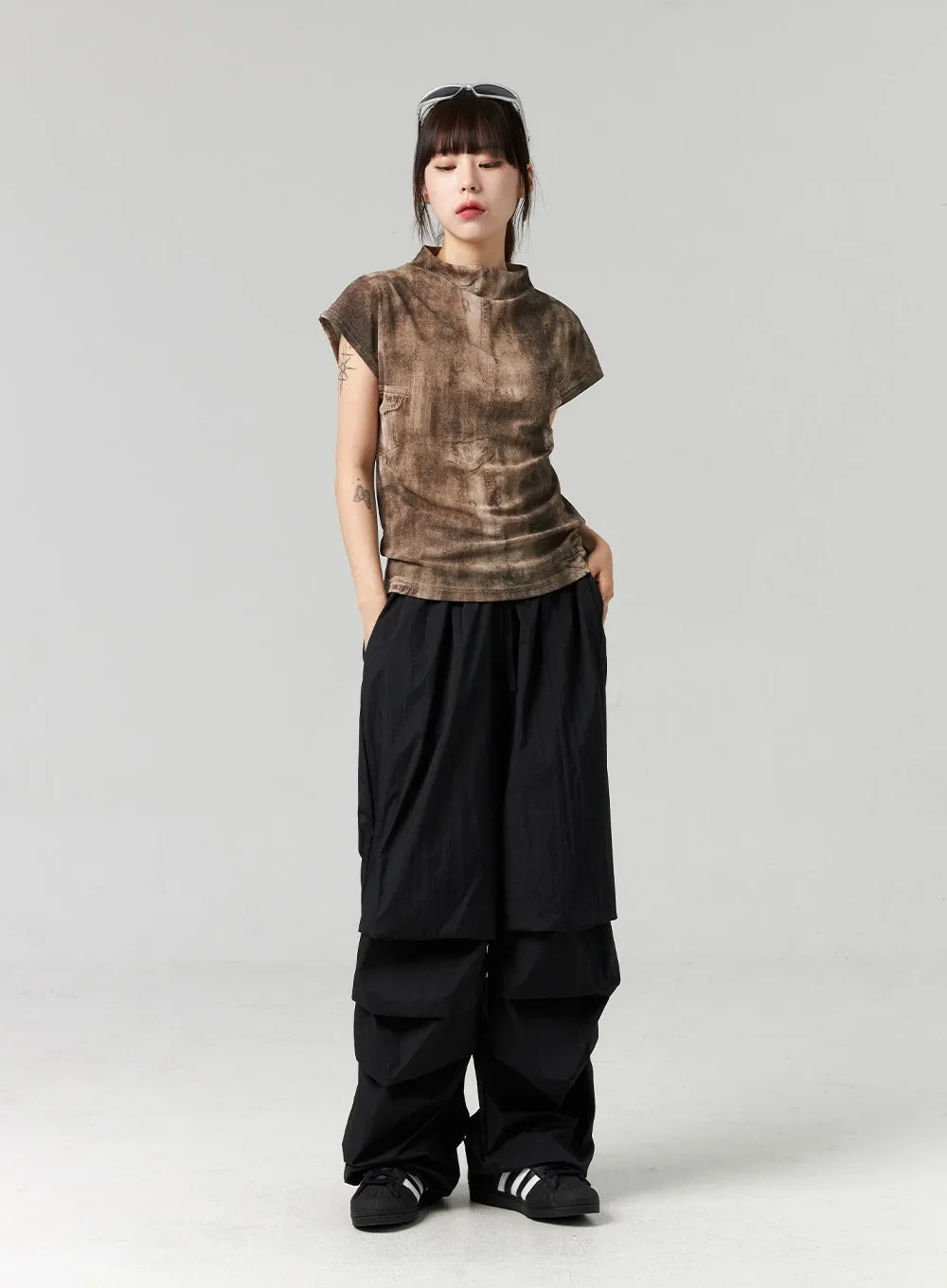 Baggy Nylon Pants Unisex CL320