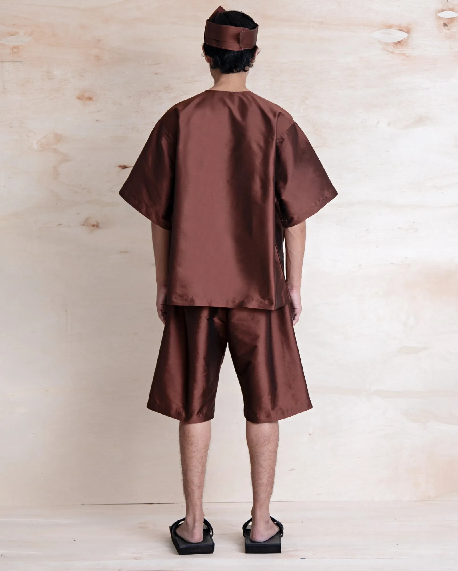 Baju Melayu Pendek (Cocoa)