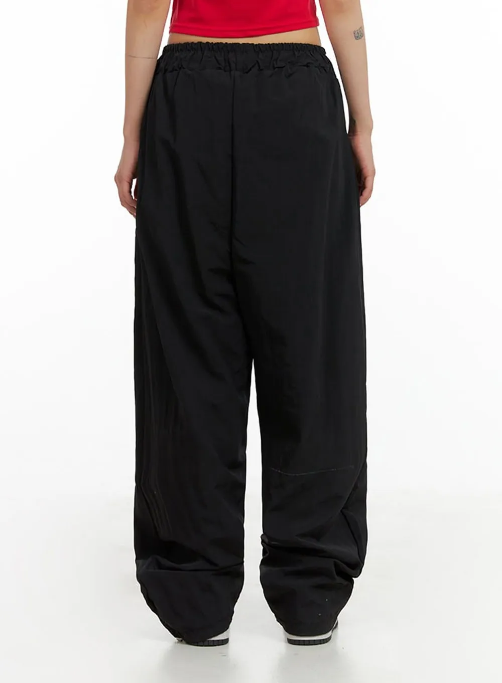 Banded Nylon Jogger Pants CL415