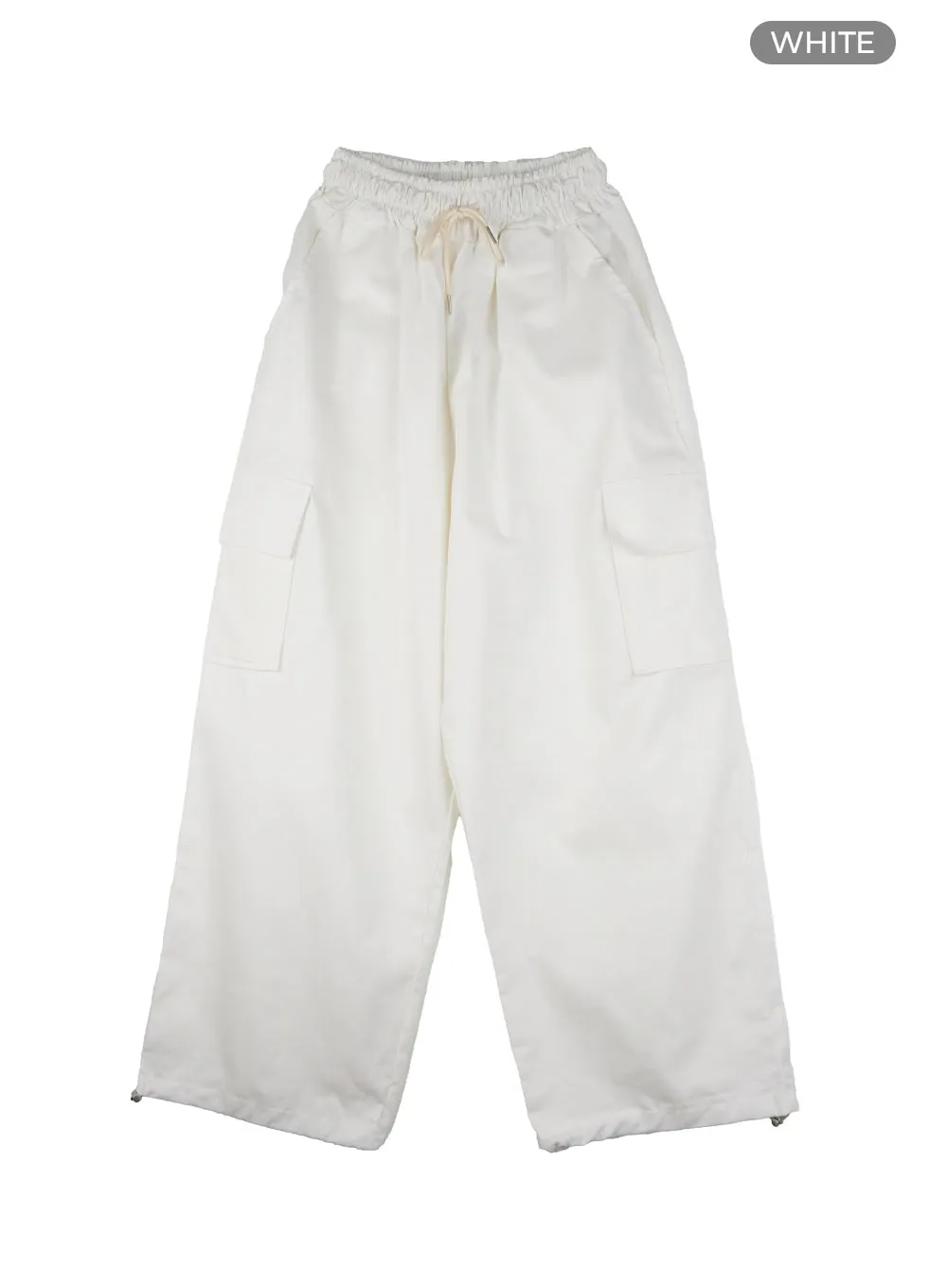 Banded String Baggy Cargo Pants IL419