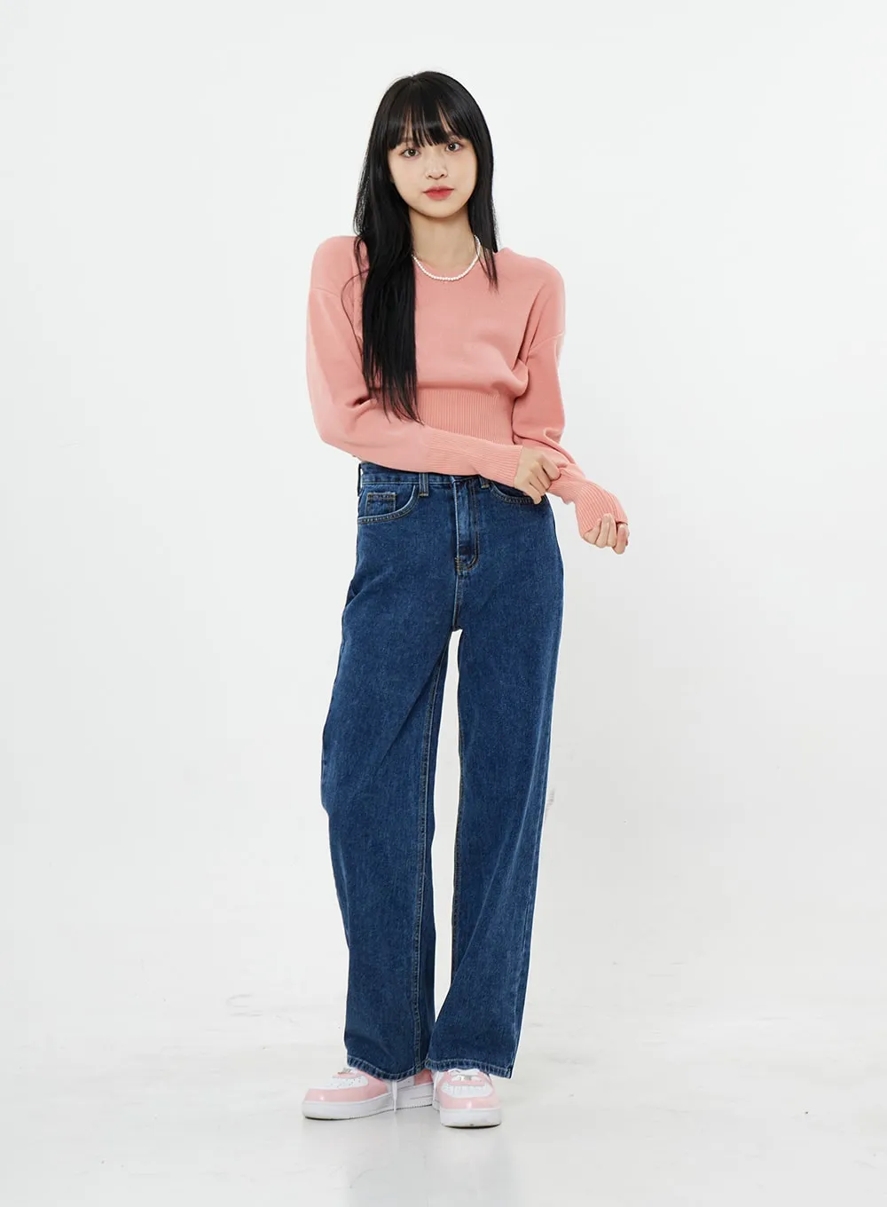 Basic Long Denim Pants BS28