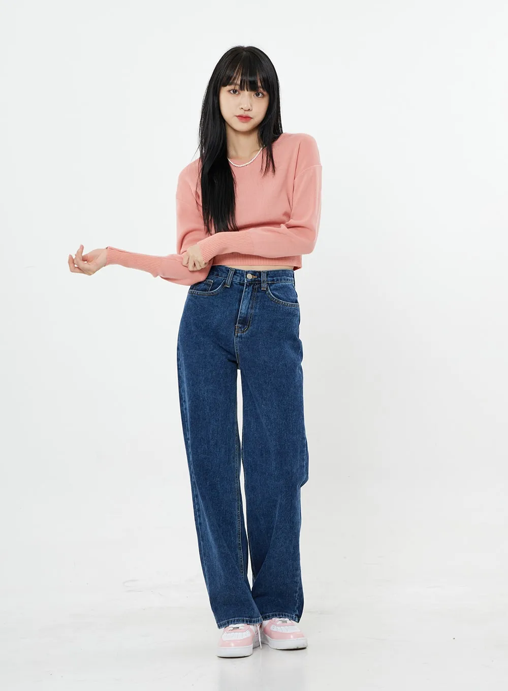 Basic Long Denim Pants BS28