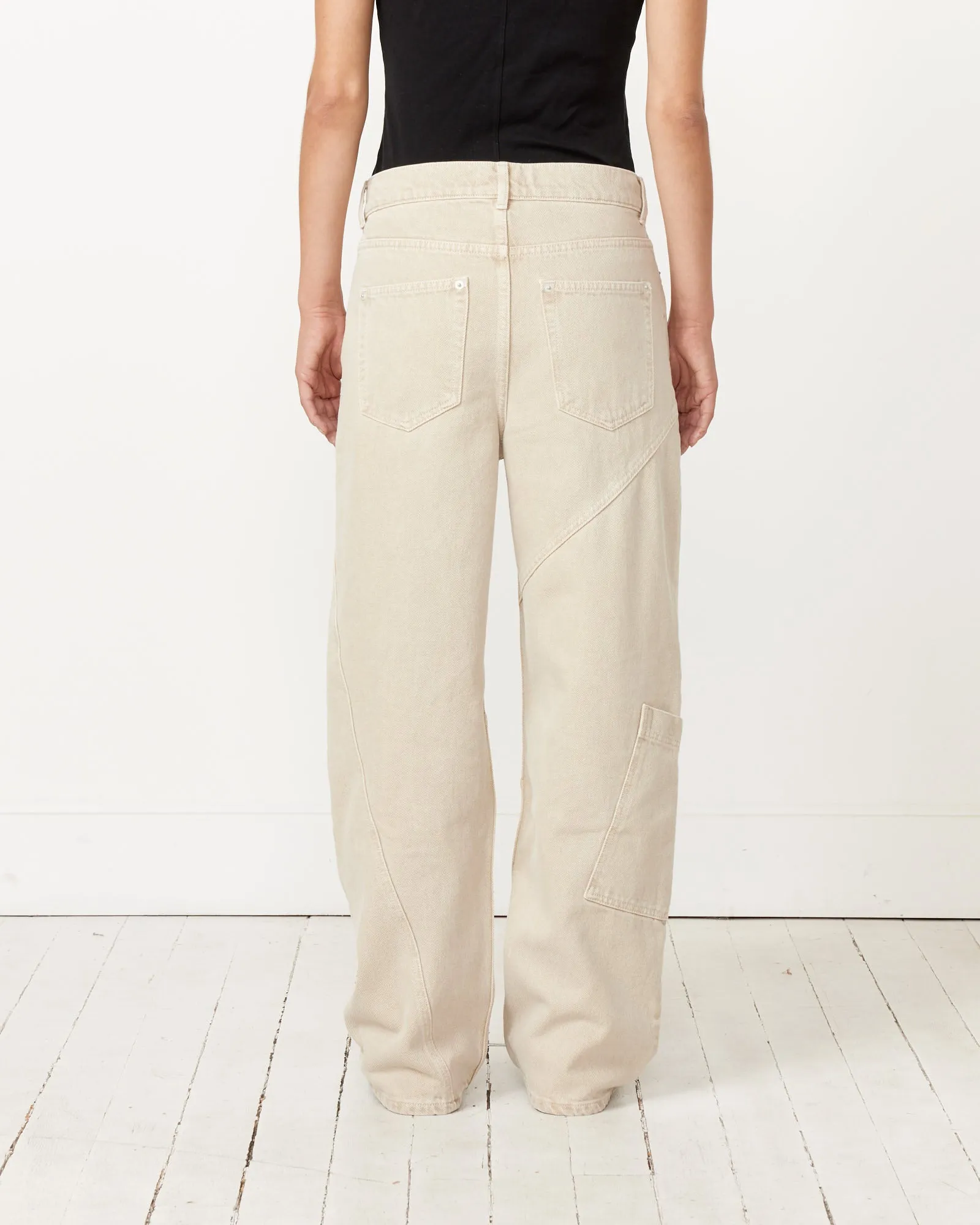 Beverly Trouser in Wood Ash