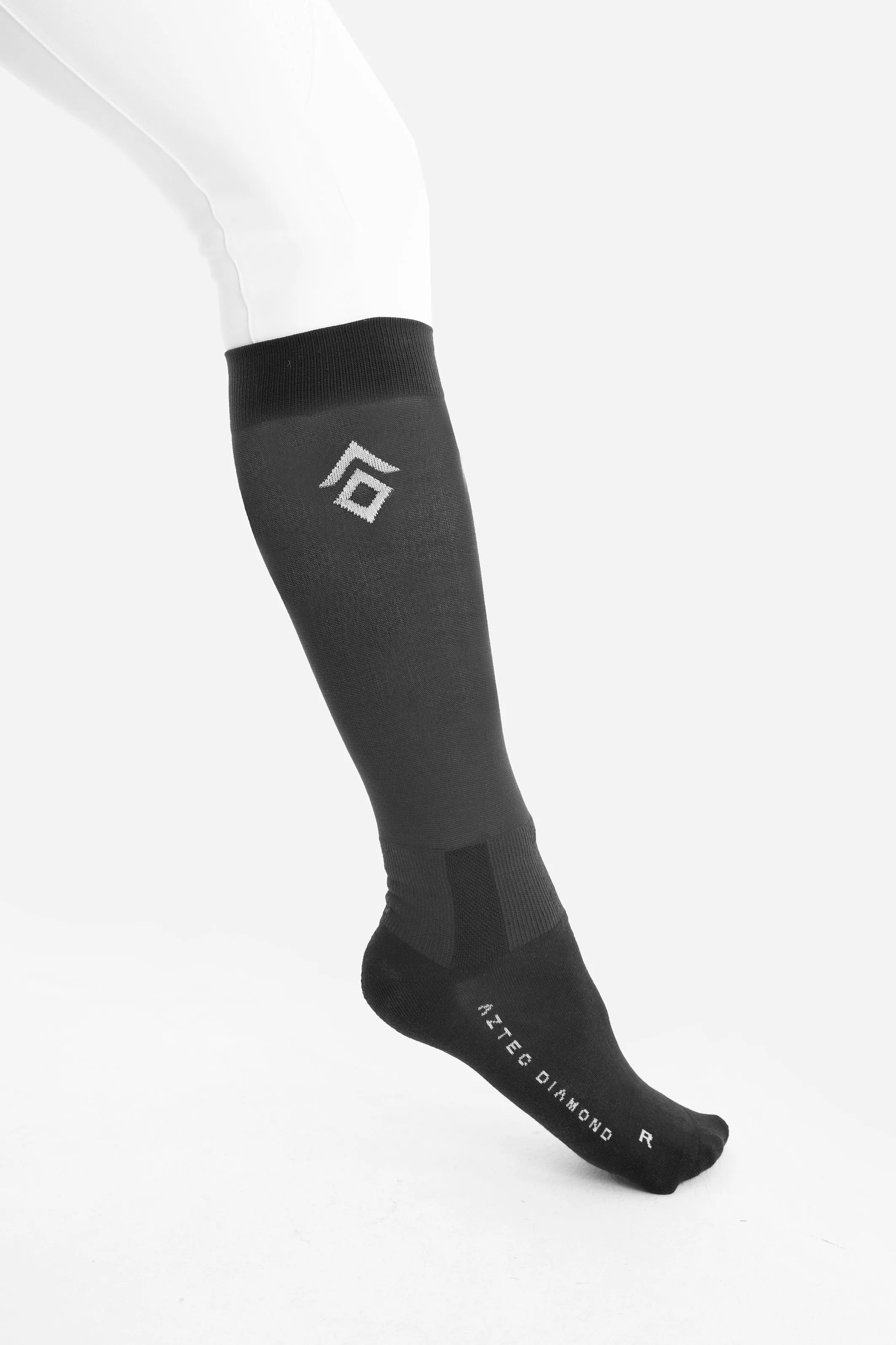 Black Underboot Sock Twin Pack