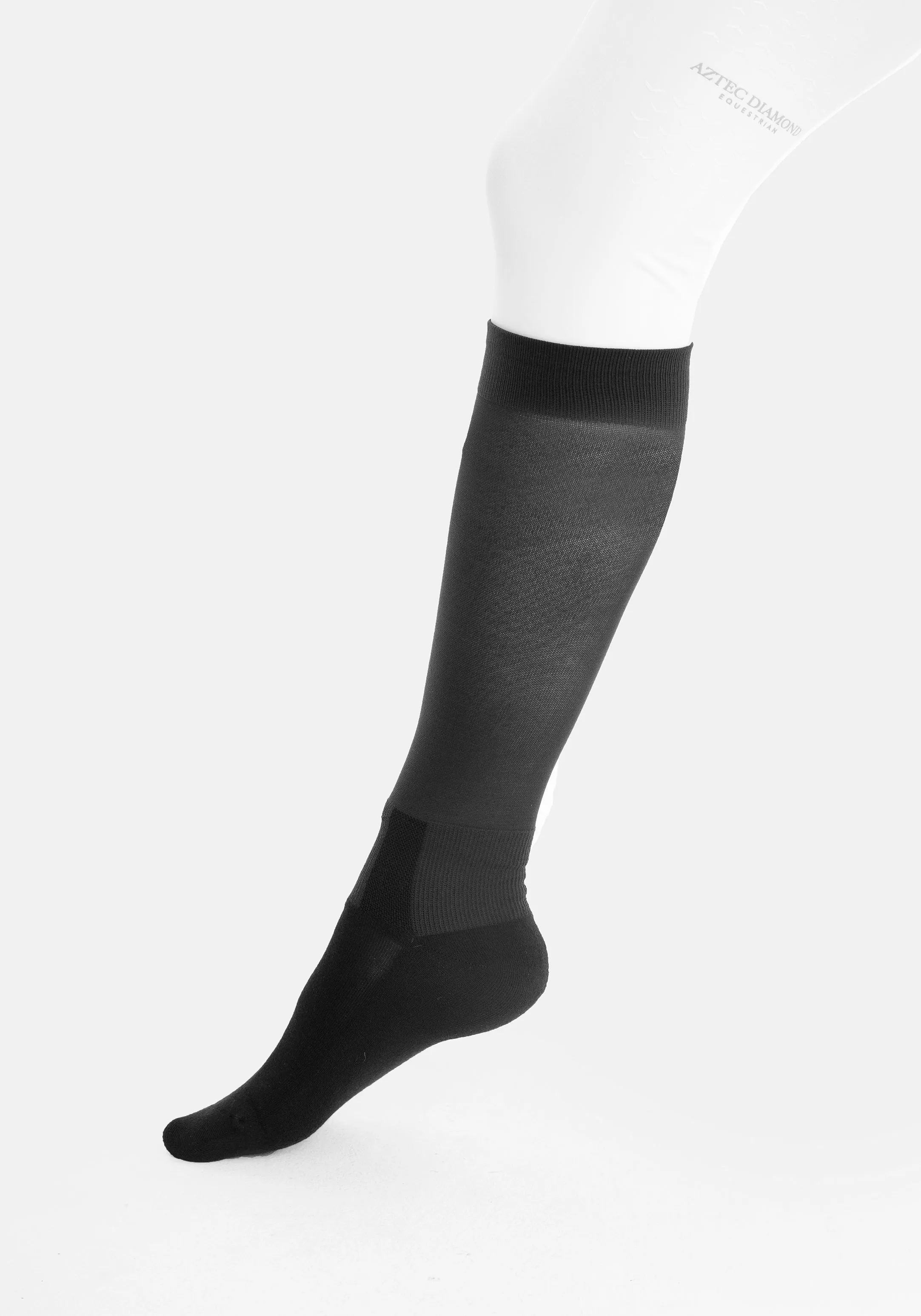 Black Underboot Sock Twin Pack