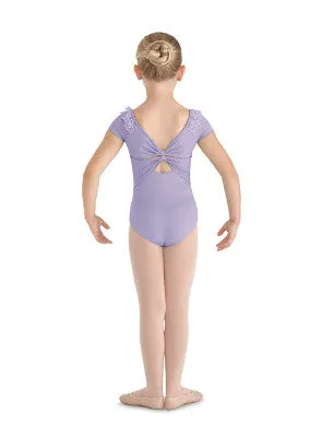 Bloch Child Bow Back Cap Sleeve Leotard - CL8622