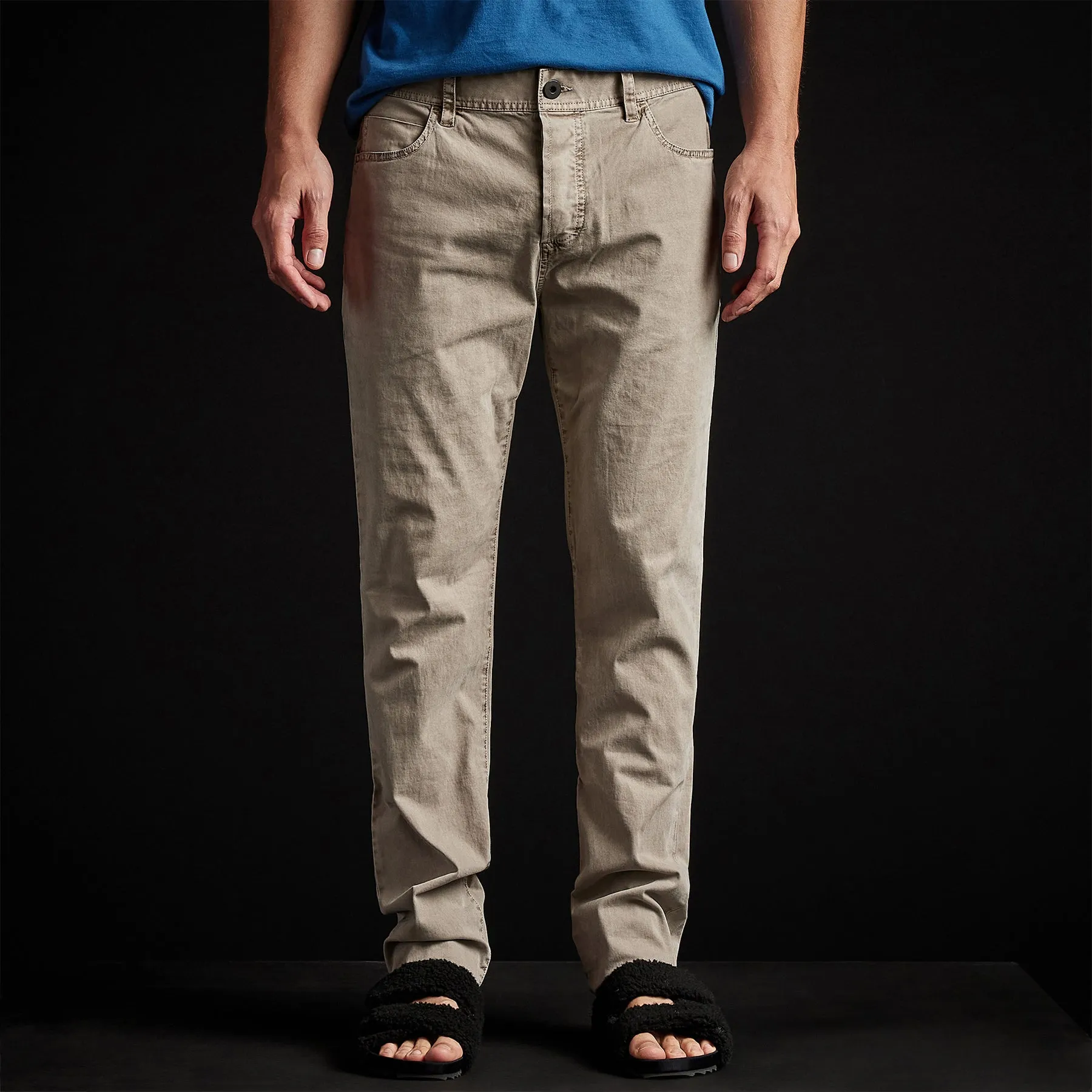 Brushed Twill 5 Pocket Pant - Mineral Pigment