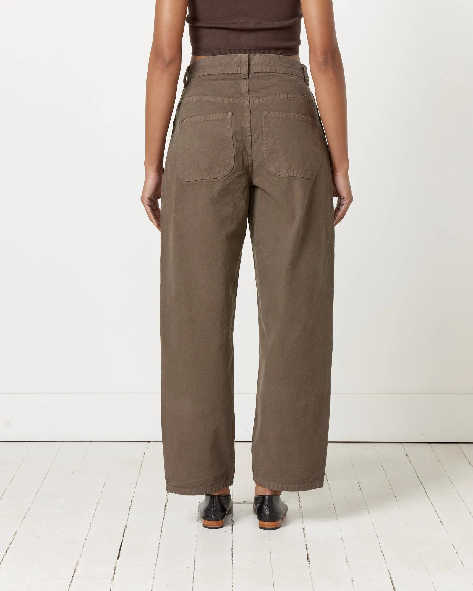 California Wide Pant in Mushroom