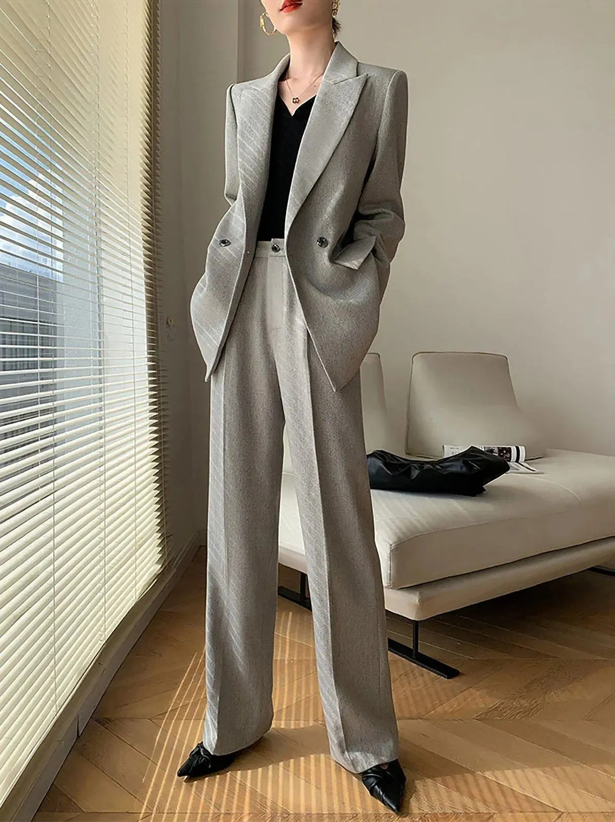 Charlotte Sash Blazer & Pants