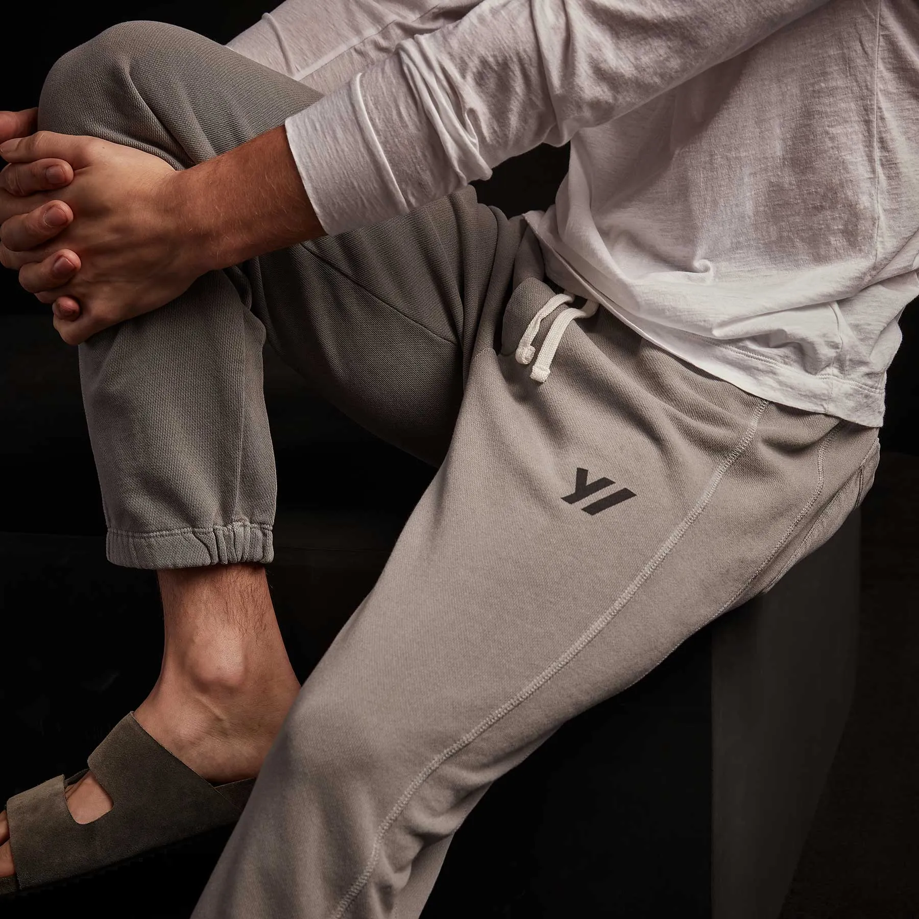 Classic French Terry Sweatpant - Pigeon Pigment/Grey