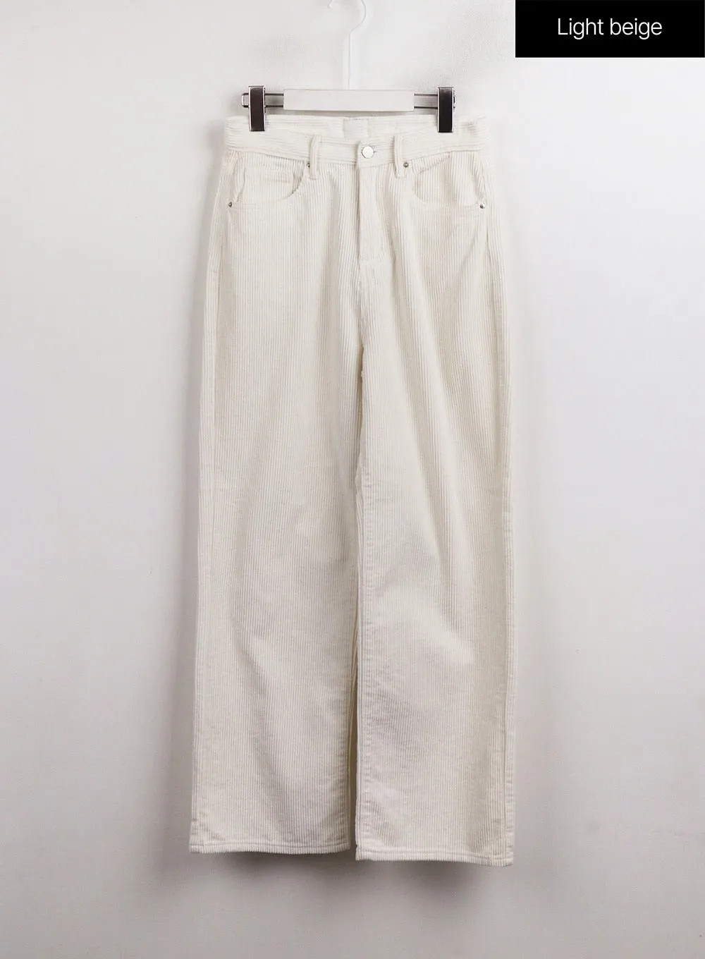 Corduroy Straight Leg Pants OJ418