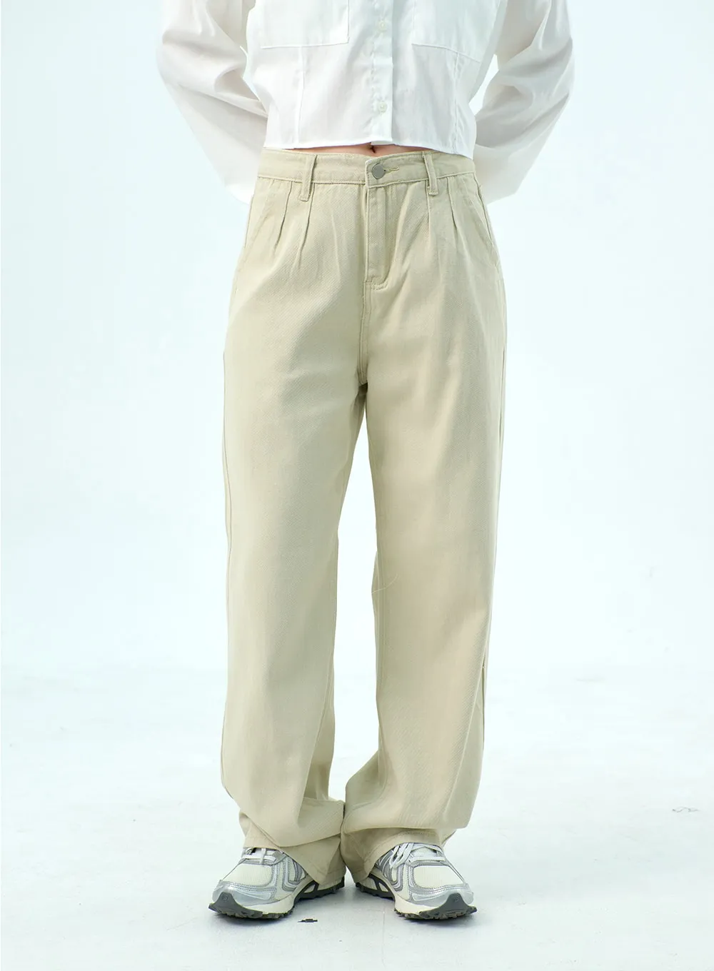 Cotton Wide Leg Pants OY317