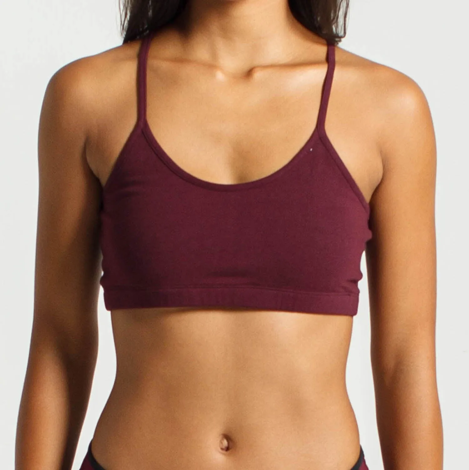 Cropped Cami | Burgundy