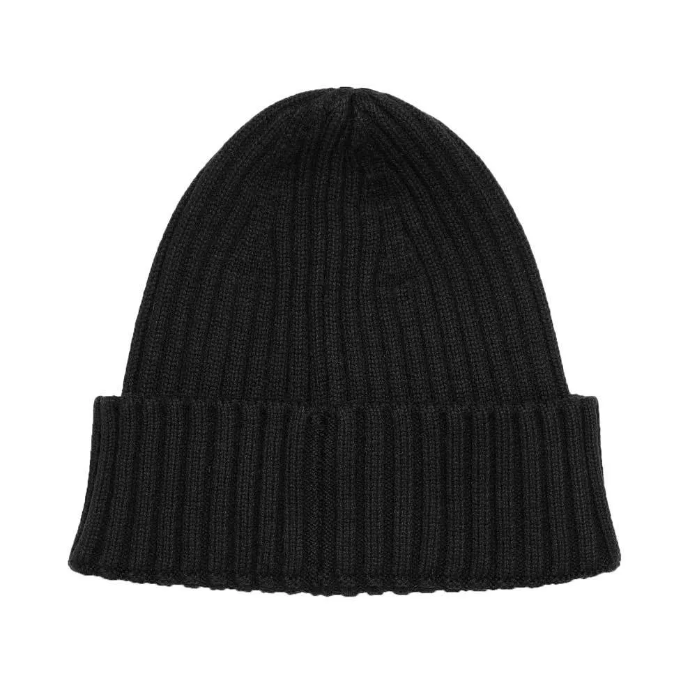 Diesel K-CODER-D Ribbed Beanie Hat - Black