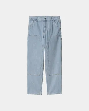 Double Knee Pant - Denim | Blue (heavy stone bleached)