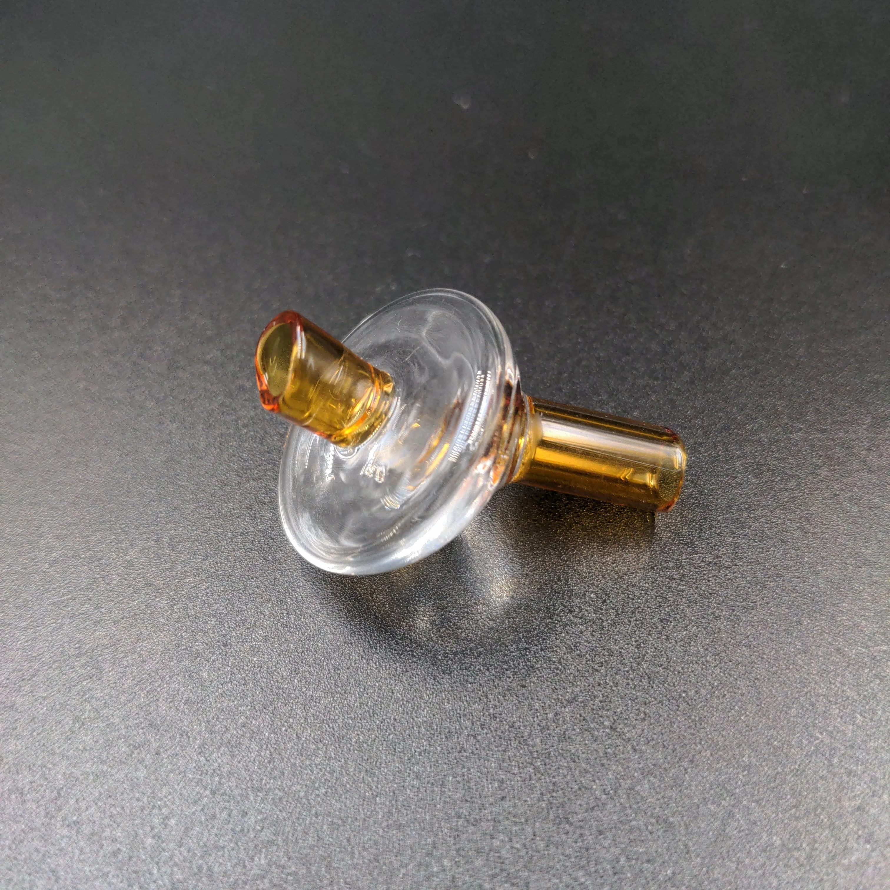 Glass Straw Simple Carb Cap