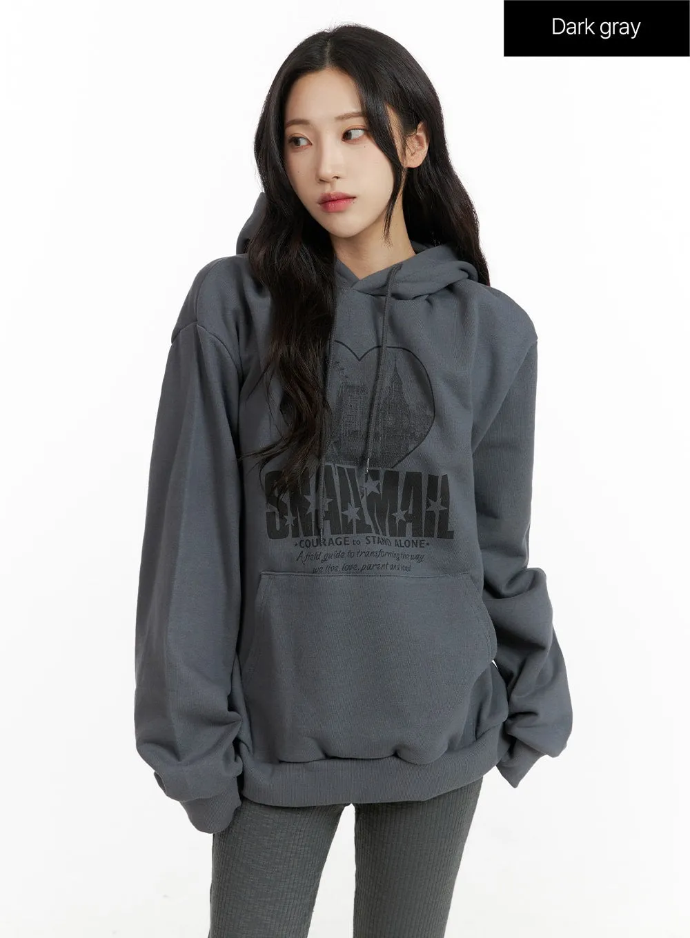 Graphic Oversized Hoodie CF415