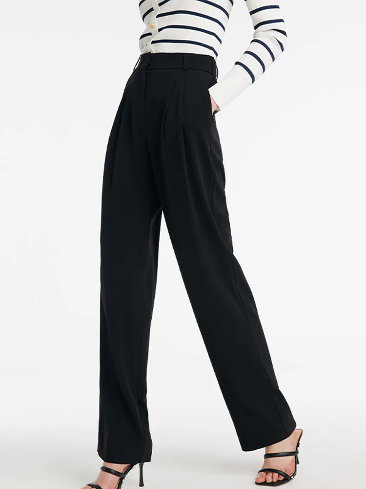 Trendy High-Waisted Straight-Leg Womens Pants for Ultimate Comfort and Style