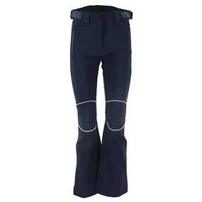 J.Lindeberg Womens Stanford Striped Ski Pants in JL Navy - Stylish Performance Outerwear for Winter Adventures