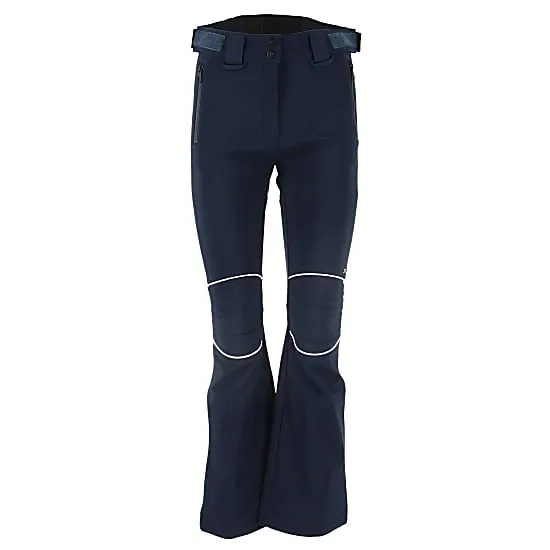 J.Lindeberg Womens Stanford Striped Ski Pants in JL Navy - Stylish Performance Outerwear for Winter Adventures