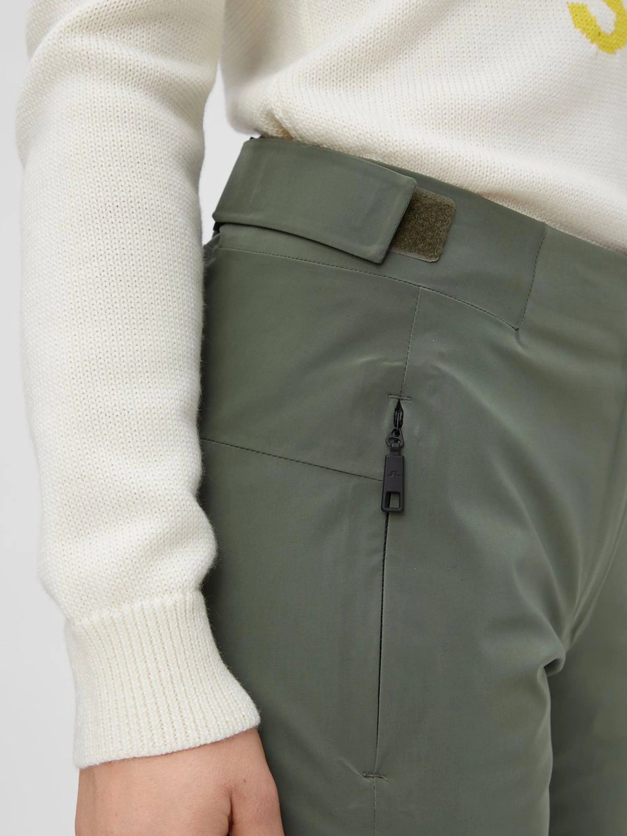 J.Lindeberg Womens Watson Ski Pants - THYME GREEN