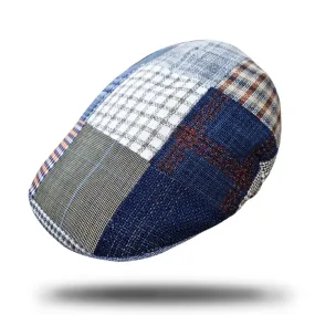 Mix Patch Italian Flat Cap-IT221