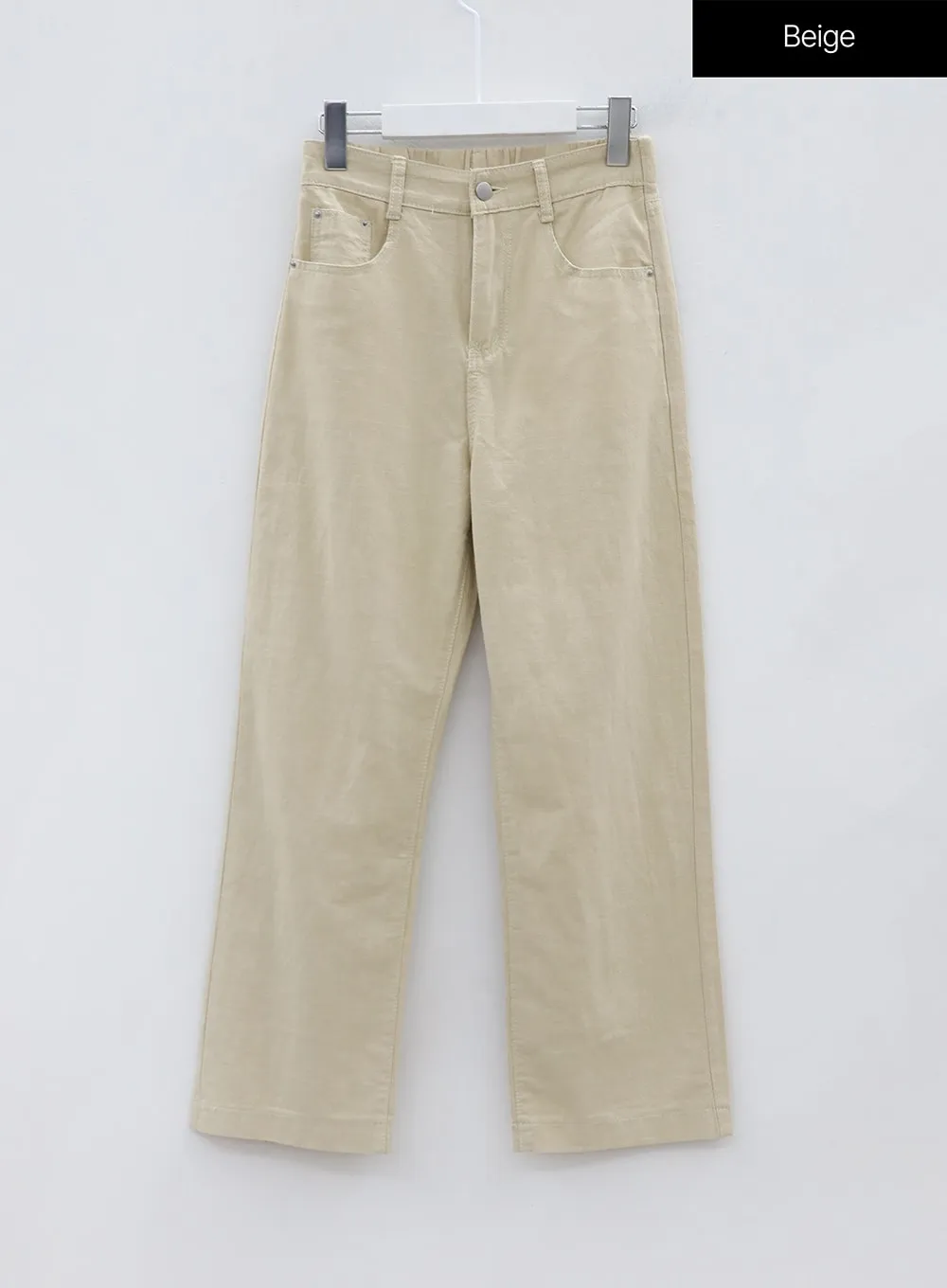 Muted Colored Summer Cotton Pants OJ22