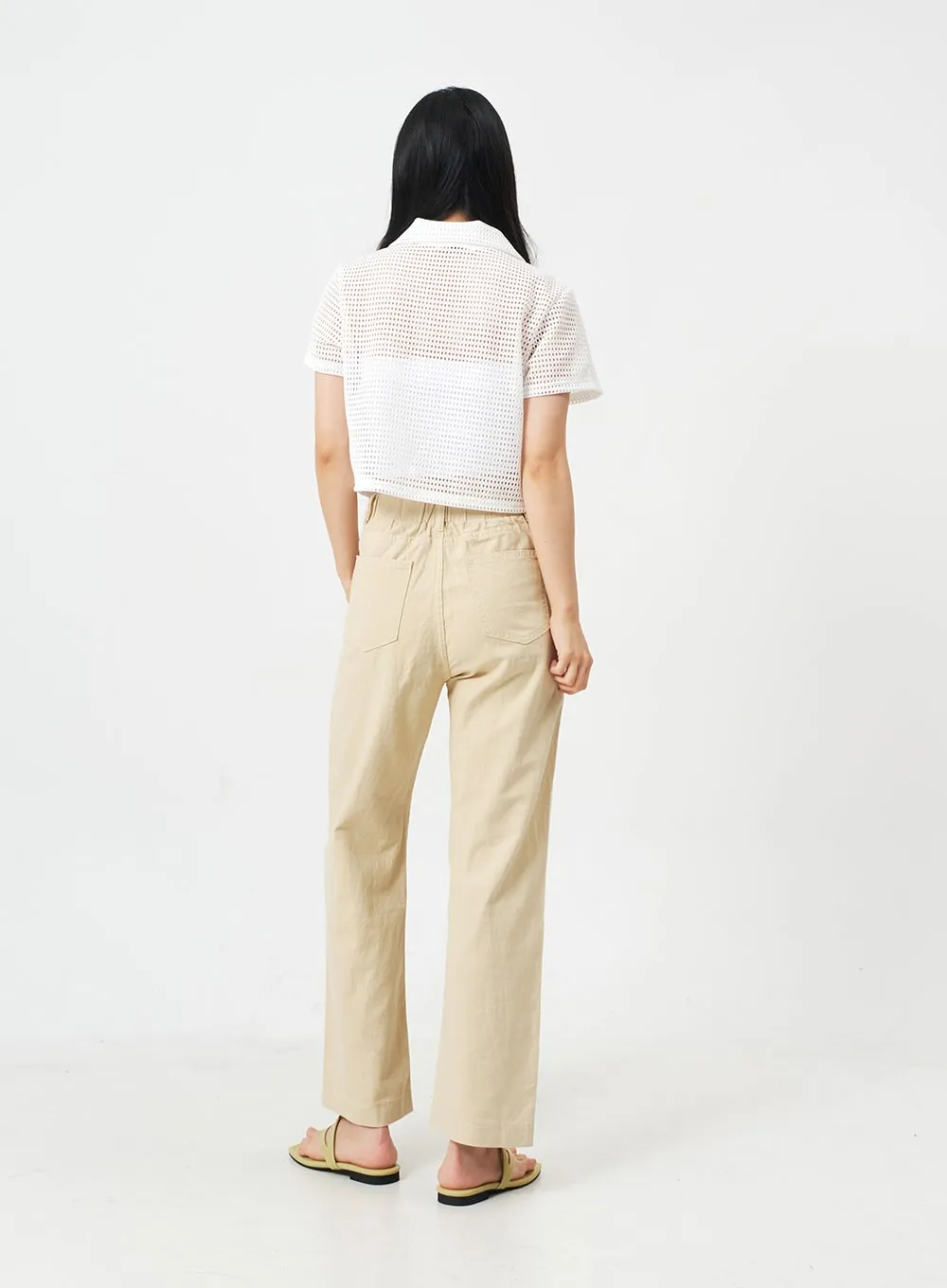 Muted Colored Summer Cotton Pants OJ22