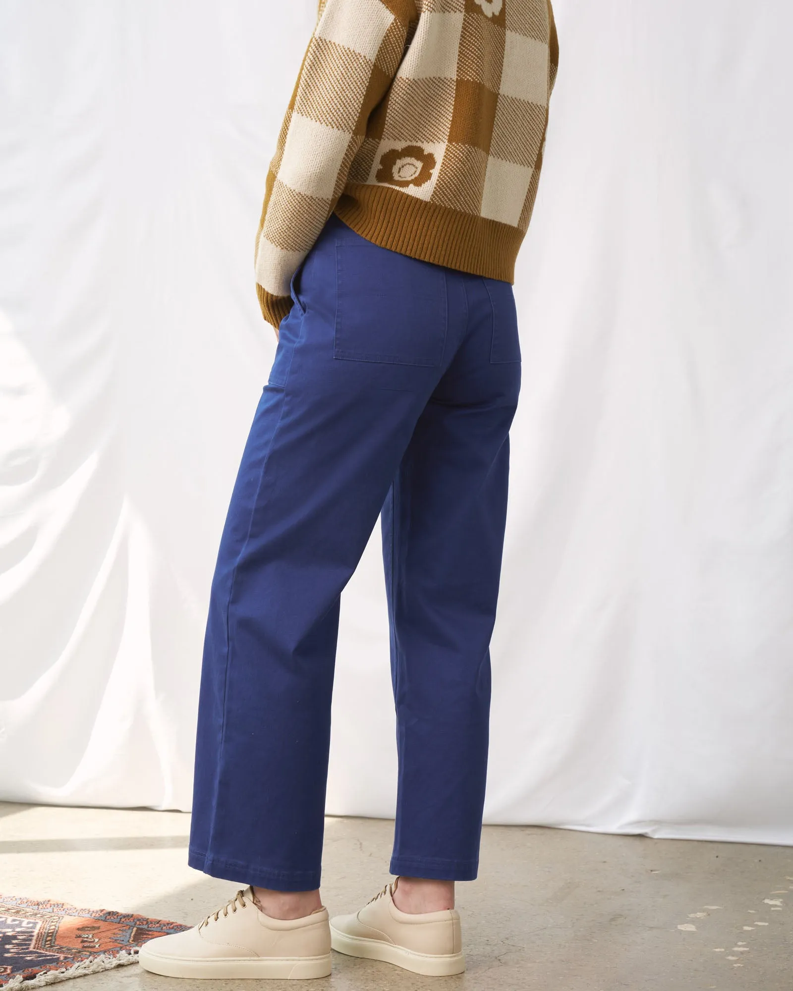 Organic Twill Wide Leg Pant