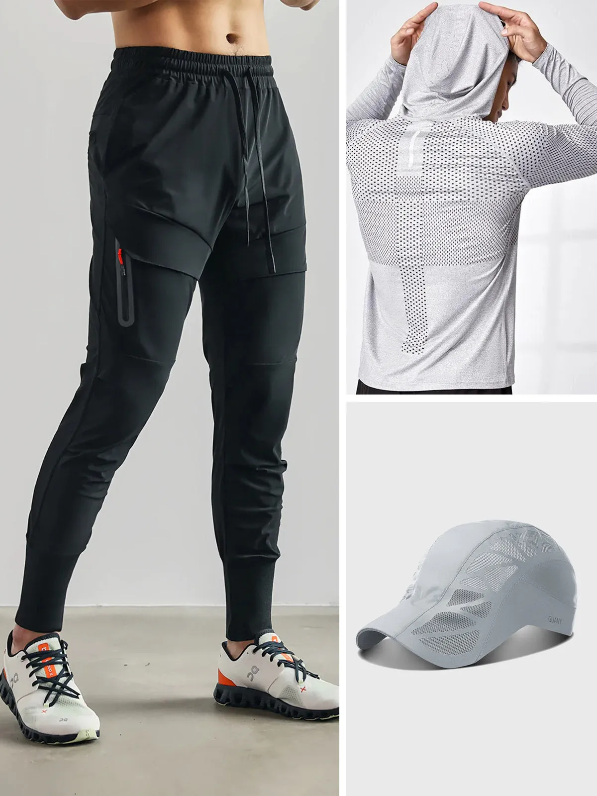 Performance Bestseller Look Hoodie Cap Jogger 3 Pcs