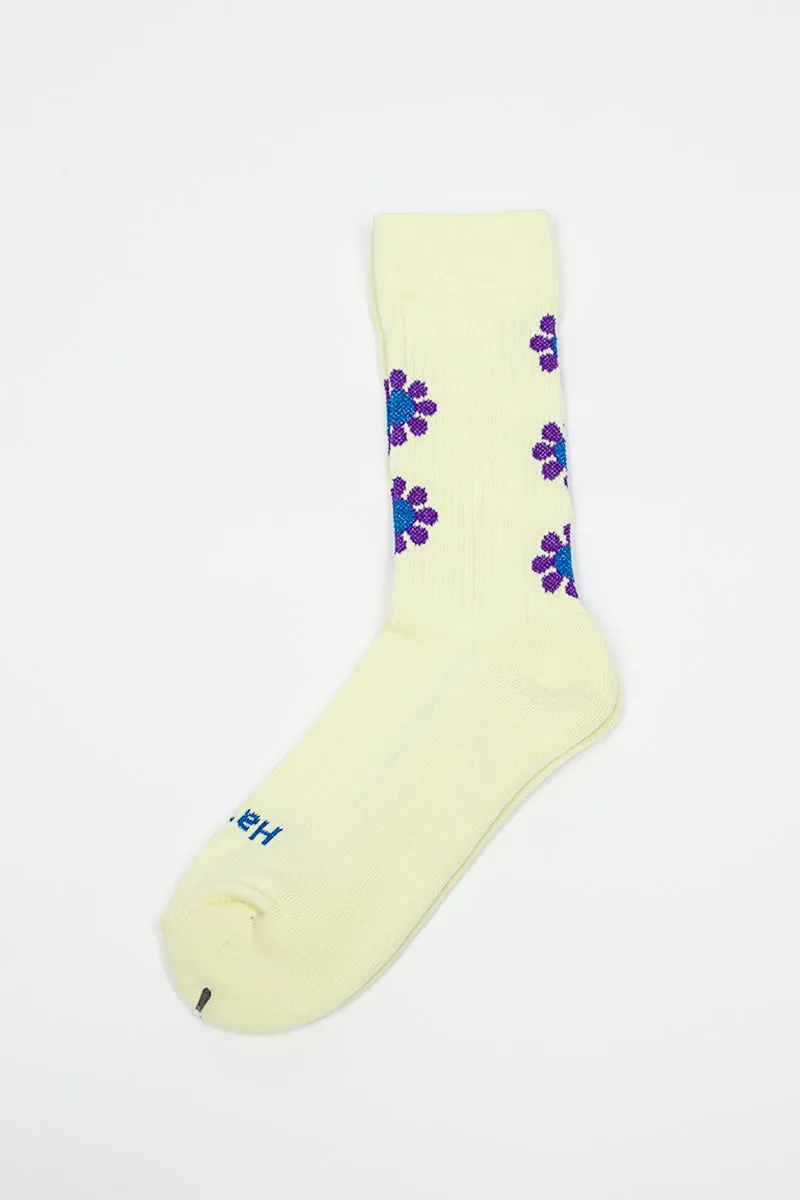 RS-195 Peace Socks Yellow