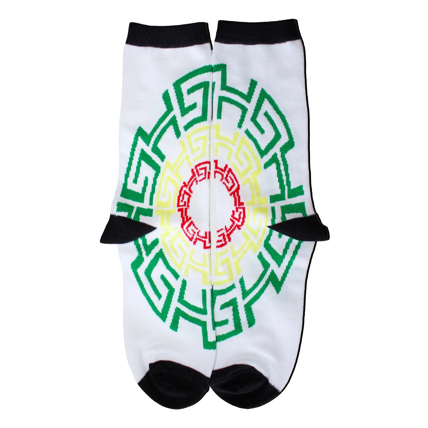 SexHippies Infinity Wave Socks White/Ras