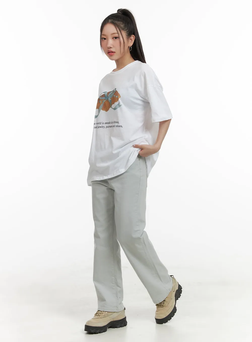 Simple Straight Leg Pants OA415