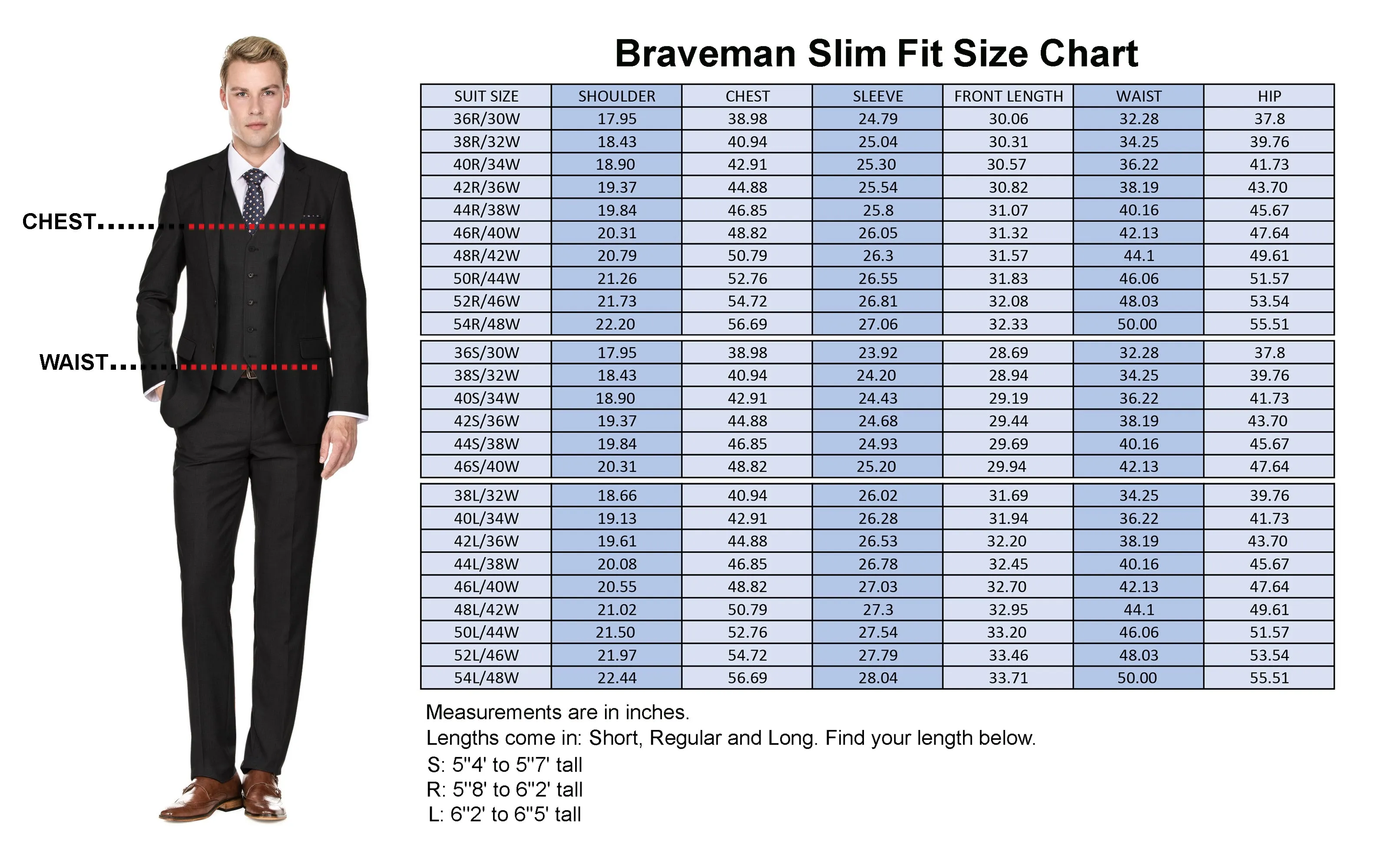 Slim Fit 3PC Brown Check Suit