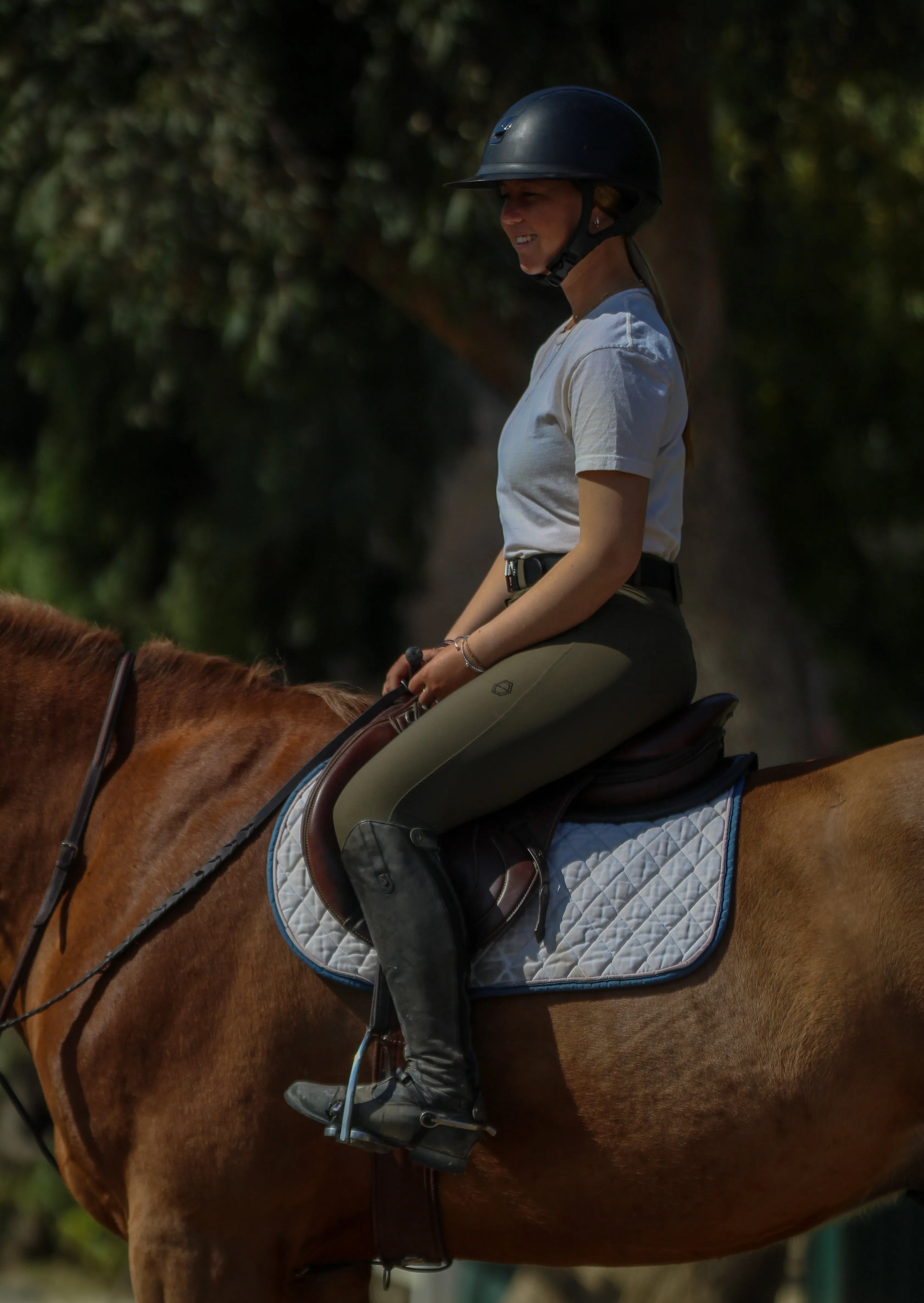 The Wren Knee Patch Breech in Olive Green